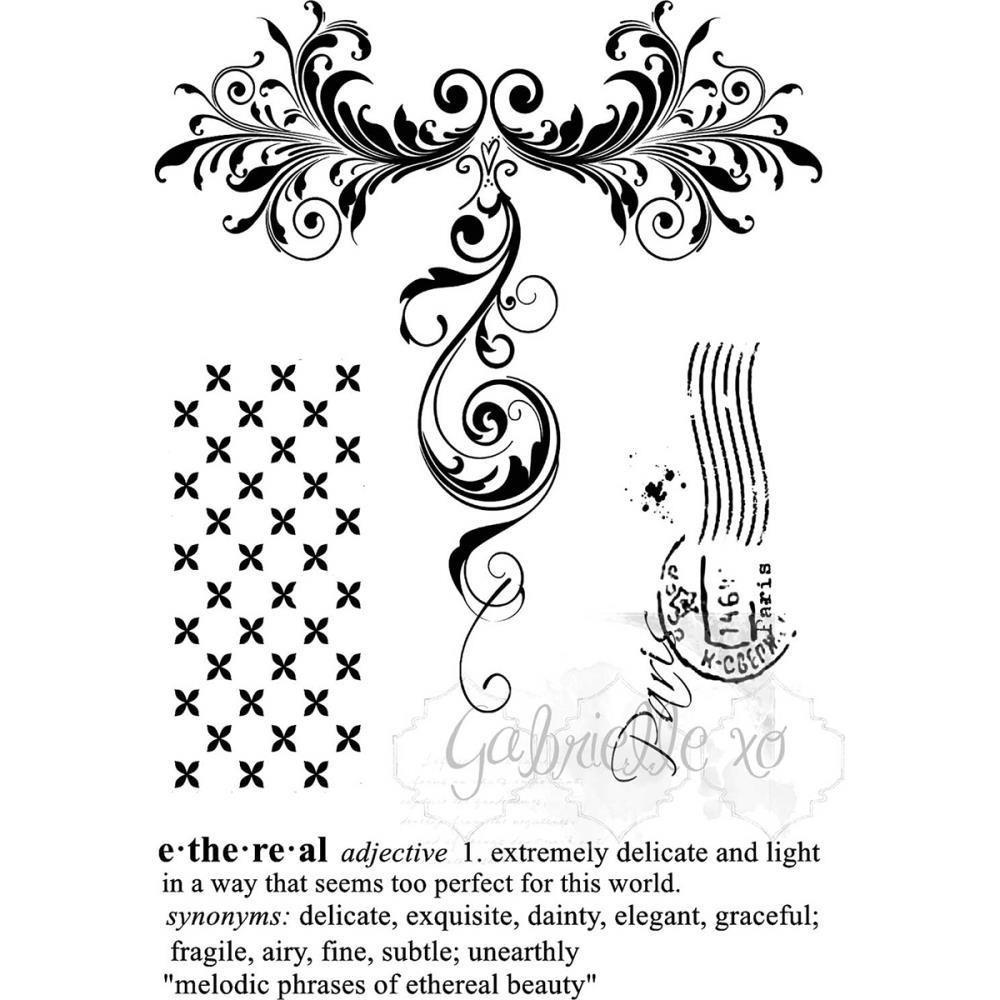 49 & Market Clear Stamps 4X6 Ethereal