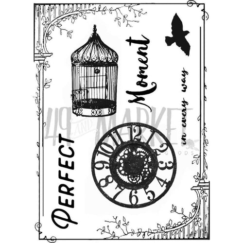 49 & Market Clear Stamps 3X4 Scents Of Nature