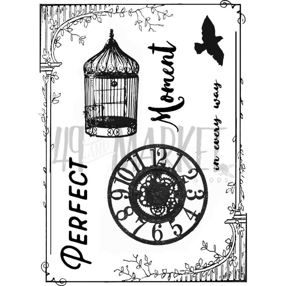 49 & Market Clear Stamps 3X4 Scents Of Nature