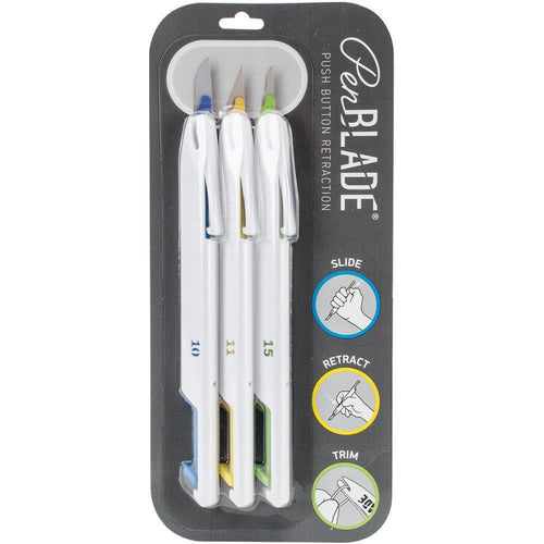 Assorted PenBlades 3 pack Blades #10, #11A & #15