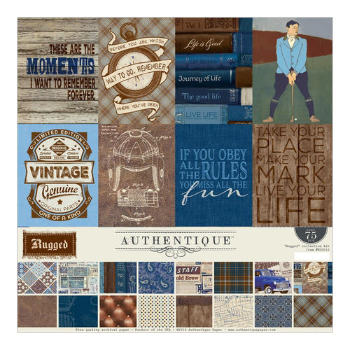 Authentique Collection Kit 12X12 Rugged